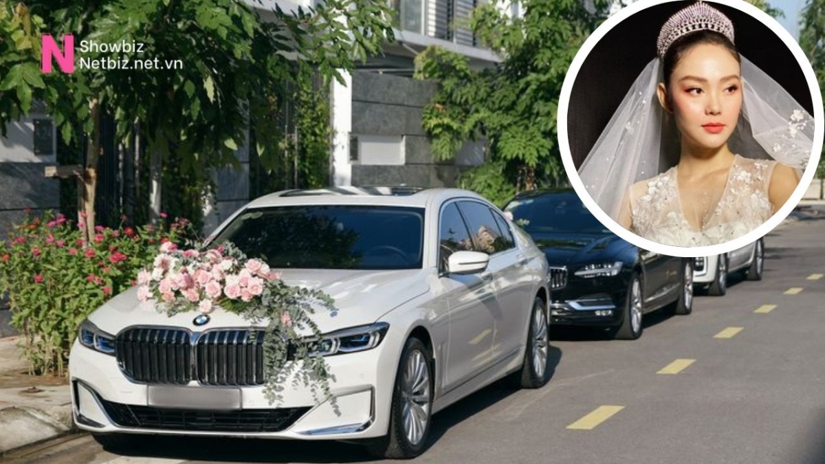 Đám cưới Minh Hằng: Cận cảnh dàn xe bạc tỷ đến nhà cô dâu để đưa nàng về "dinh"