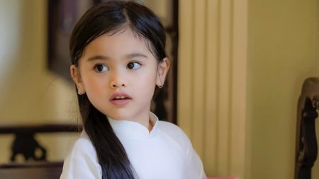 Đạo diễn Võ Thanh Hòa khoe ảnh con gái 5 tuổi mặc áo dài xinh như thiên thần