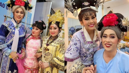 hoai linh va doan cai luong tuong co huynh long ra mien trung bieu dien mien phi