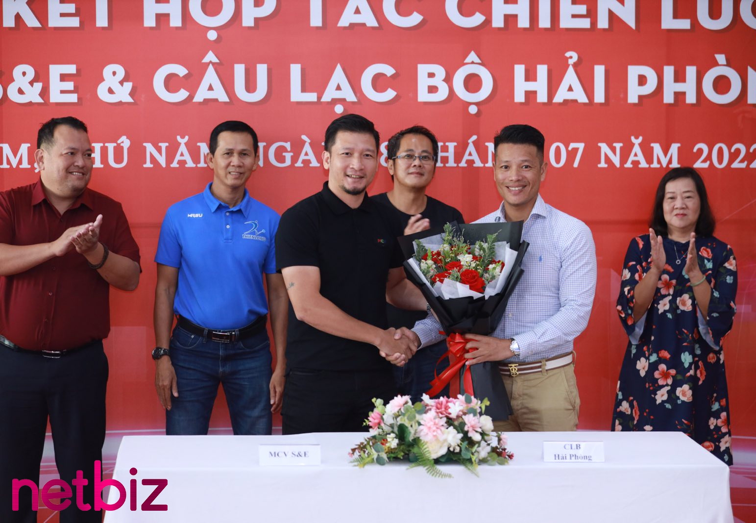 MCV S&amp;E tăng cường mối quan hệ hợp tác với Hải Phòng FC phát triển bóng đá Việt Nam