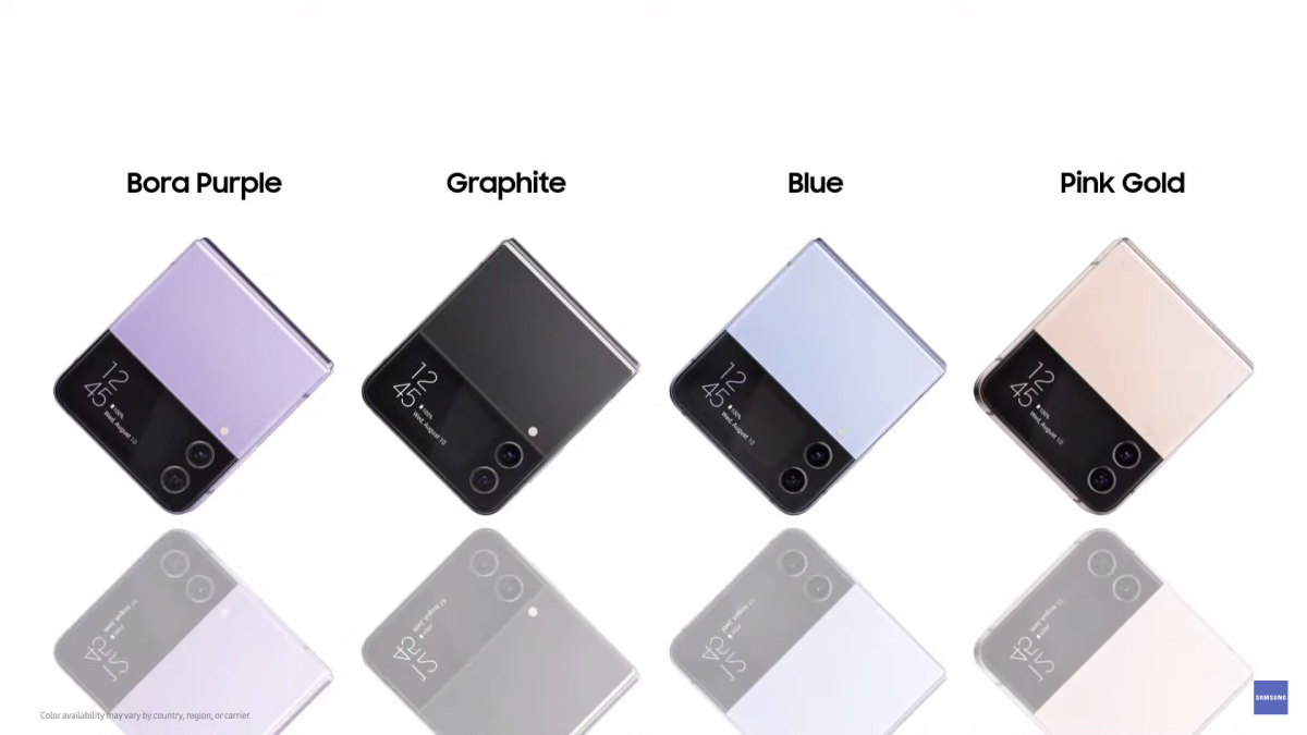 Samsung ra Galaxy Z Flip4 với nhiều màu sắc, giá bán từ 23,99 triệu đồng