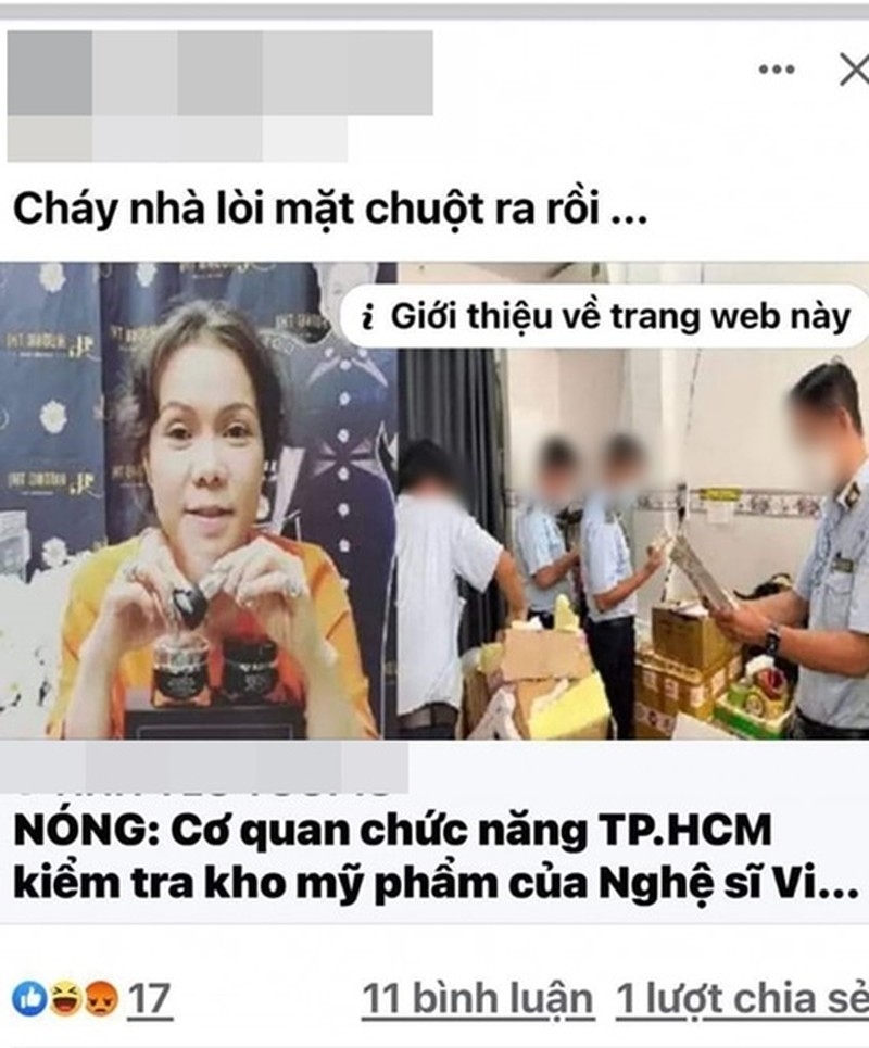 Bị đồn kinh doanh hàng rởm, Việt Hương lên tiếng nhờ pháp luật can thiệp