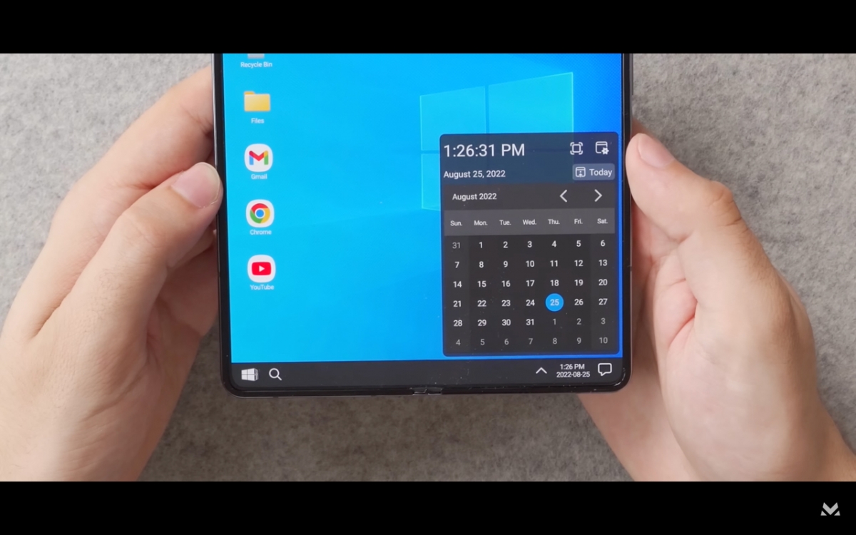 Samsung Galaxy Z Fold4 chạy hệ điều hành Windows trông sẽ thế nào?