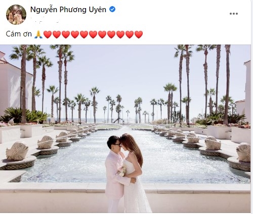 Phương Uyên - Thanh Hà dành cho nhau lời cảm ơn đầy ngọt ngào sau lễ cưới ấm cúng Phương Uyên-Thanh Hà dành cho nhau lời cảm ơn đầy ngọt ngào sau lễ cưới ấm cúng