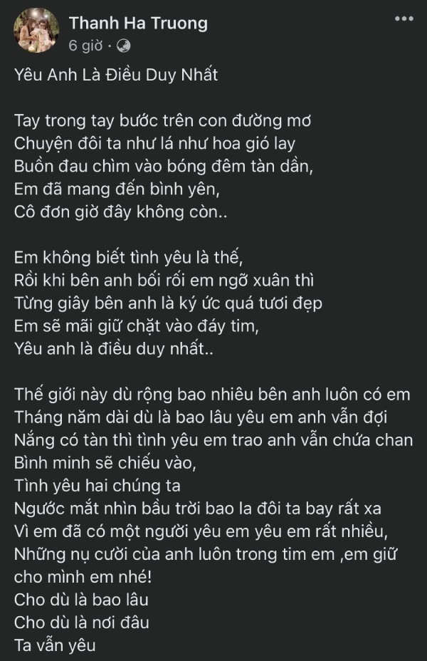 Thanh Hà có phản hồi cực ‘sến’ về ca khúc được nhạc sĩ Phương Uyên viết tặng sau lễ cưới