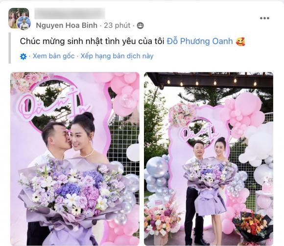 Shark Bình tổ chức sinh nhật cho Phương Oanh, trao bạn gái nụ hôn cực ngọt