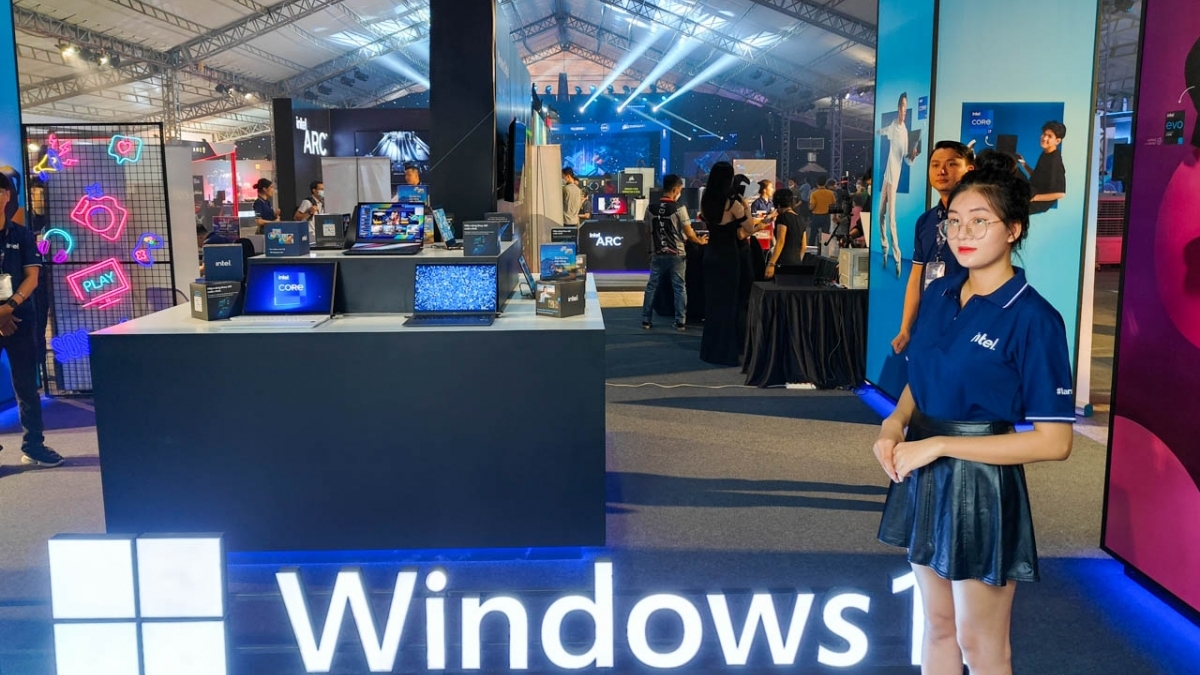 Một vòng sự kiện triển lãm công nghệ và thiết bị chơi game INTEL TECH CAMP 2022