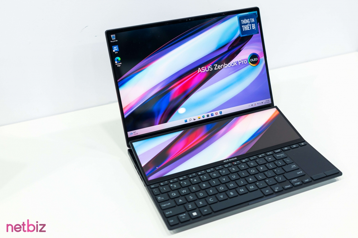 ASUS Zenbook Pro 14 Duo OLED: Laptop 2 màn hình thế hệ mới với thiết kế độc đáo