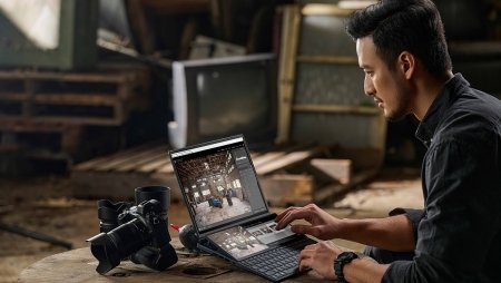 ASUS Zenbook Pro 14 Duo OLED: Laptop 2 màn hình thế hệ mới với thiết kế độc đáo