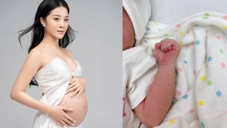 Diễn viên Karen Nguyễn chia sẻ hạnh phúc lần đầu làm mẹ