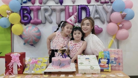 Cindy Lư tổ chức sinh nhật mừng con gái 4 tuổi, Hoài Lâm vắng mặt