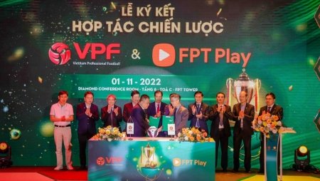 VPF và FPT Play ký kết hợp tác để nâng tầm bóng đá Việt Nam