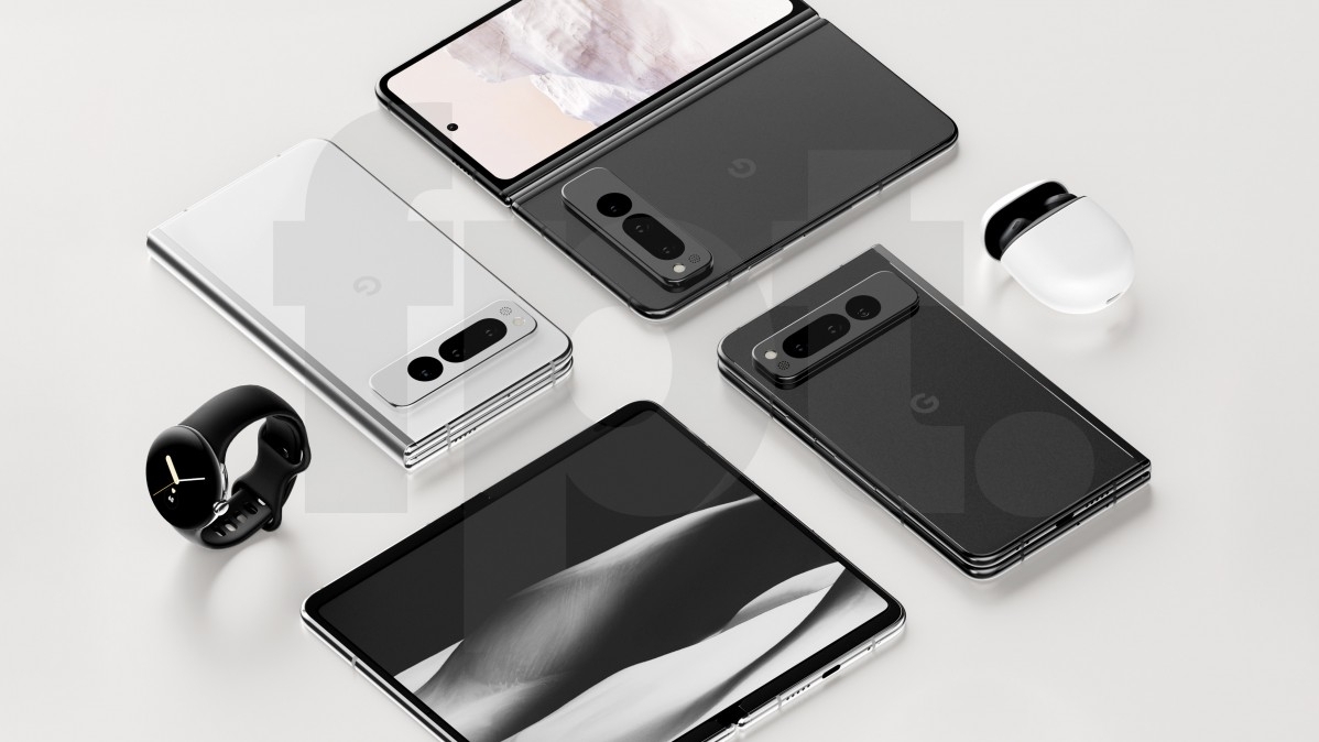 Google Pixel Fold lộ ảnh render: Đối thủ 'nặng ký' dòng smartphone màn hình gập