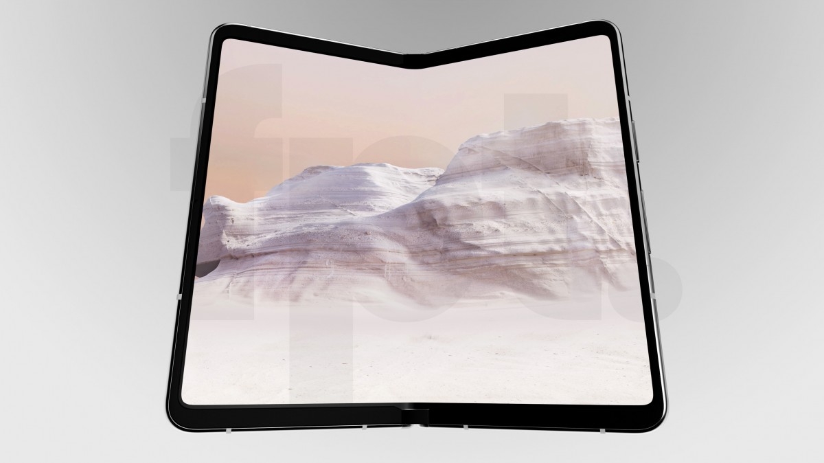 Google Pixel Fold lộ ảnh render: Ai rồi cũng phải làm smartphone màn hình gập