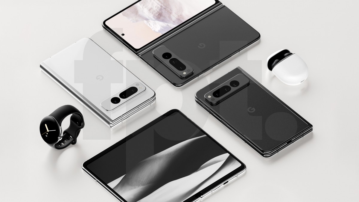 Google Pixel Fold lộ ảnh render: Ai rồi cũng phải làm smartphone màn hình gập