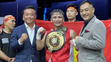 Hạ đối thủ người Philippines, võ sĩ Lê Hữu Toàn bảo vệ thành công đai WBA Châu Á
