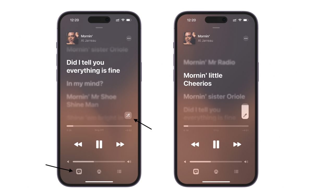 Apple bổ sung tính năng hát karaoke Music Sing trên iOS 16.2