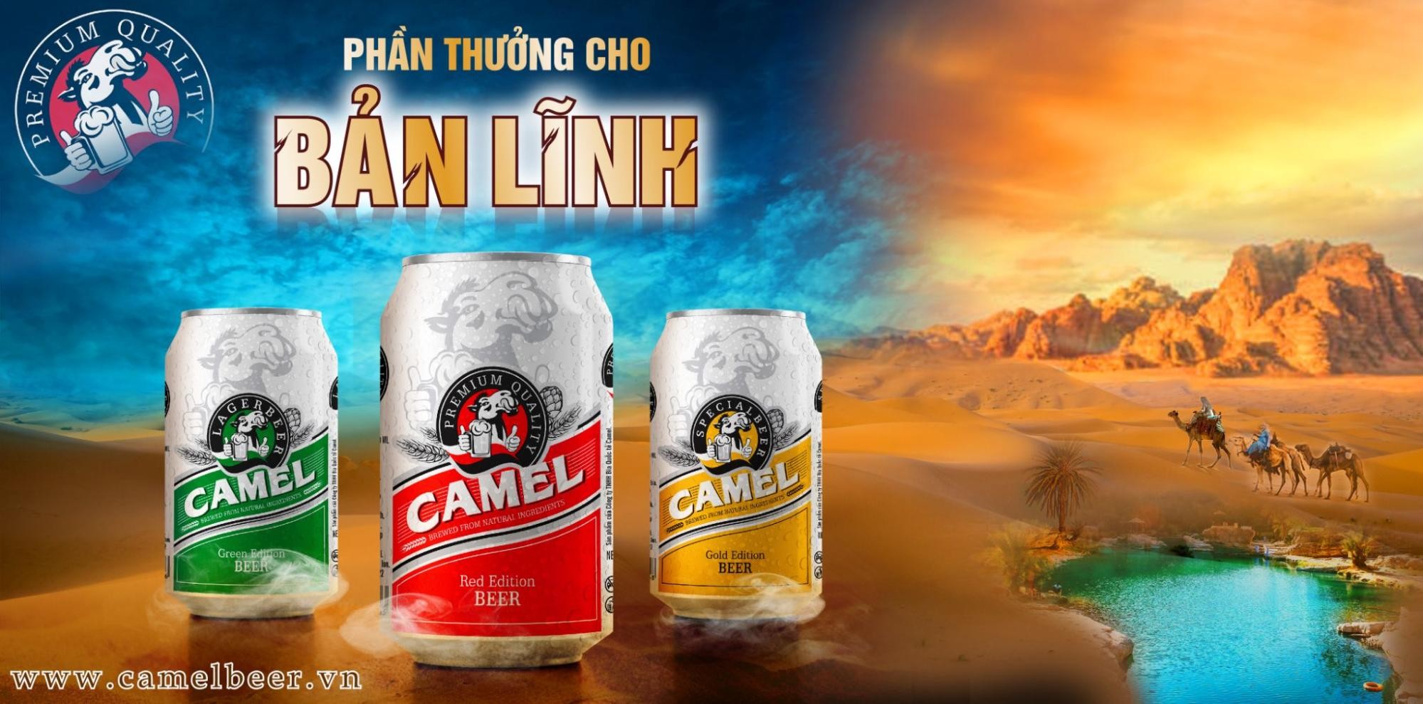 Camel Beer - Hương vị truyền thống của người Việt