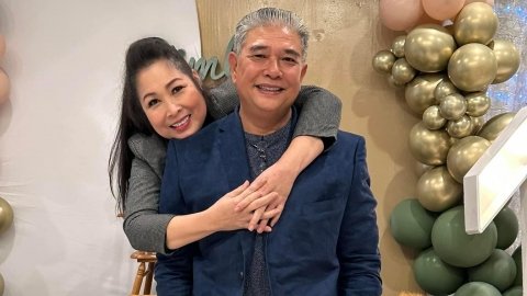 Sau hơn 20 năm, hôn nhân của NSND Hồng Vân và ông xã Lê Tuấn Anh vẫn ngọt ngào