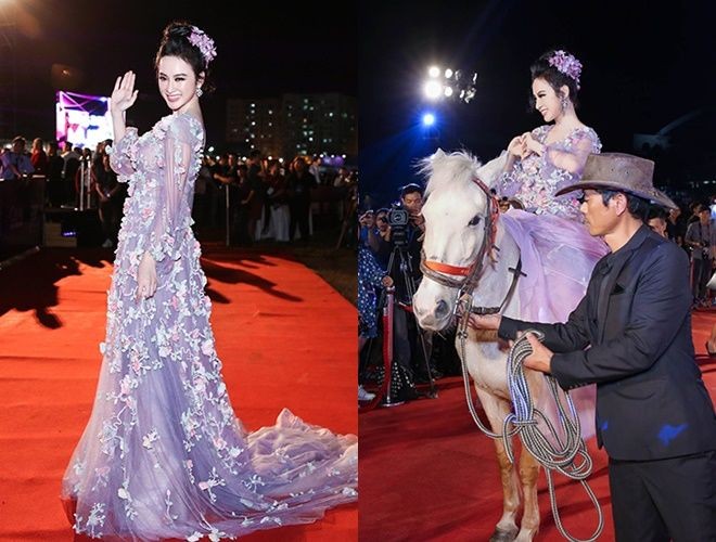 Style thảm đỏ Angela Phương Trinh: Khi váy '3 trong 1', lúc lại 'mang chim’ trên vai Angela Phương Trinh - thời trang xứng danh 'nữ hoàng thảm đỏ'