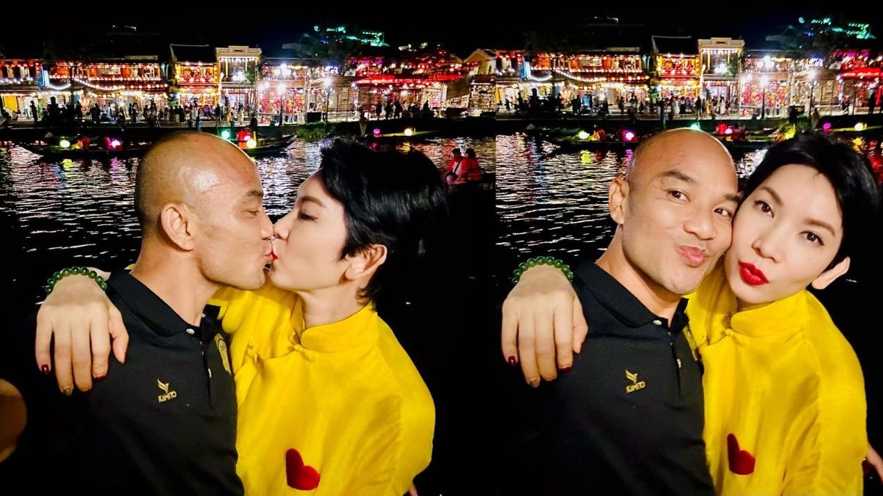 Xuân Lan tung loạt ảnh khóa môi chồng cực ngọt, kể sự cố nhầm ngày hài hước