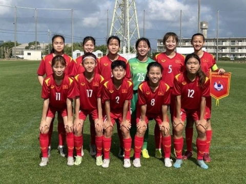 Tuyển U17 nữ Việt Nam giành chiến thắng thuyết phục trước U17 nữ Malaysia