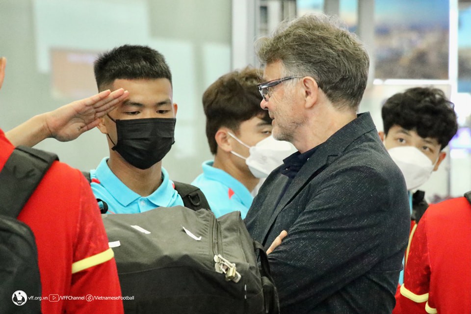 U23 Việt Nam lên đường sang Qatar tham dự Doha Cup 2023. (Ảnh: VFF)