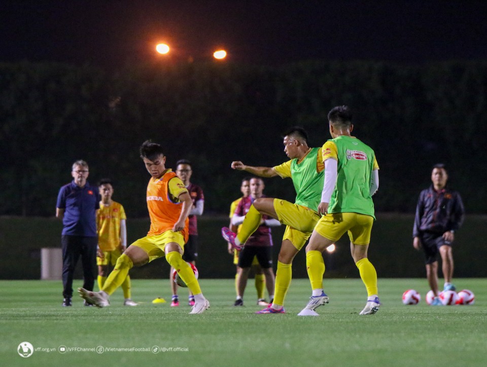 Đội sẽ có trận ra quân tại giải Doha Cup 2023 trước U23 Iraq vào rạng sáng ngày 23/3 tới. (Ảnh: VFF)