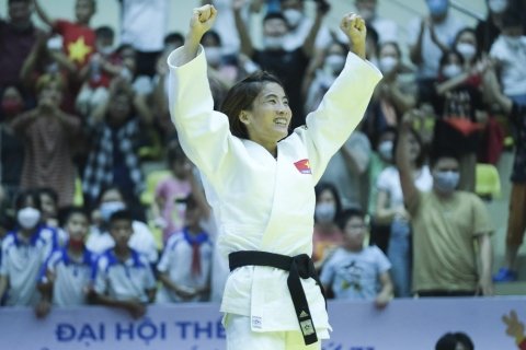 Đội tuyển Judo Việt Nam tập huấn tại 'vùng đất may mắn' trước SEA Games 32