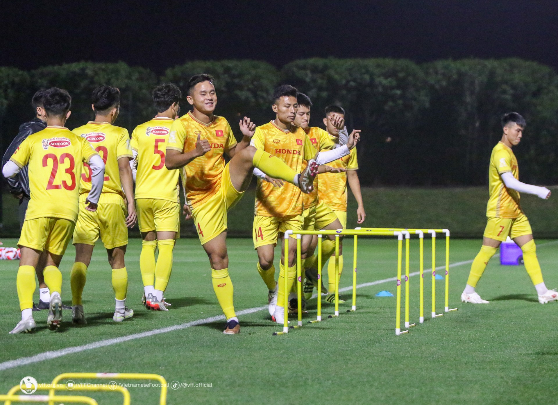 Đội tuyển U23 Việt Nam sẵn sàng cho cuộc đấu gặp U23 Iraq tại Doha Cup 2023