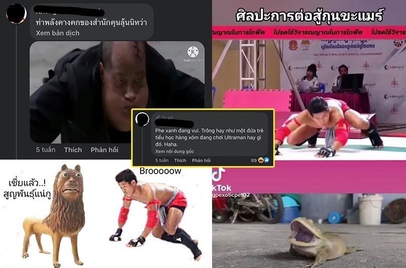 Netizen Thái Lan xôn xao về clip se đài của võ sĩ Kun Bokator Campuchia