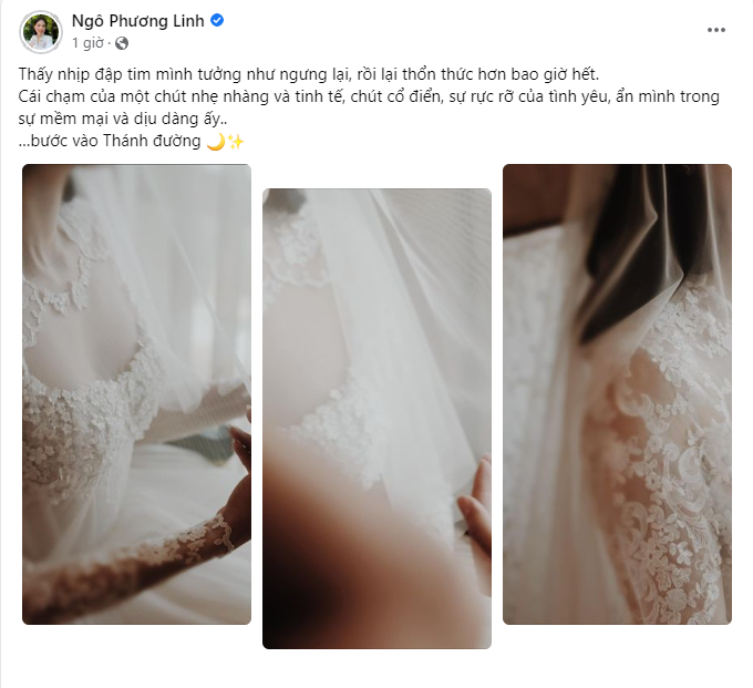‘Cô dâu mới’ Linh Rin nghẹn ngào chia sẻ cảm xúc trước giờ G