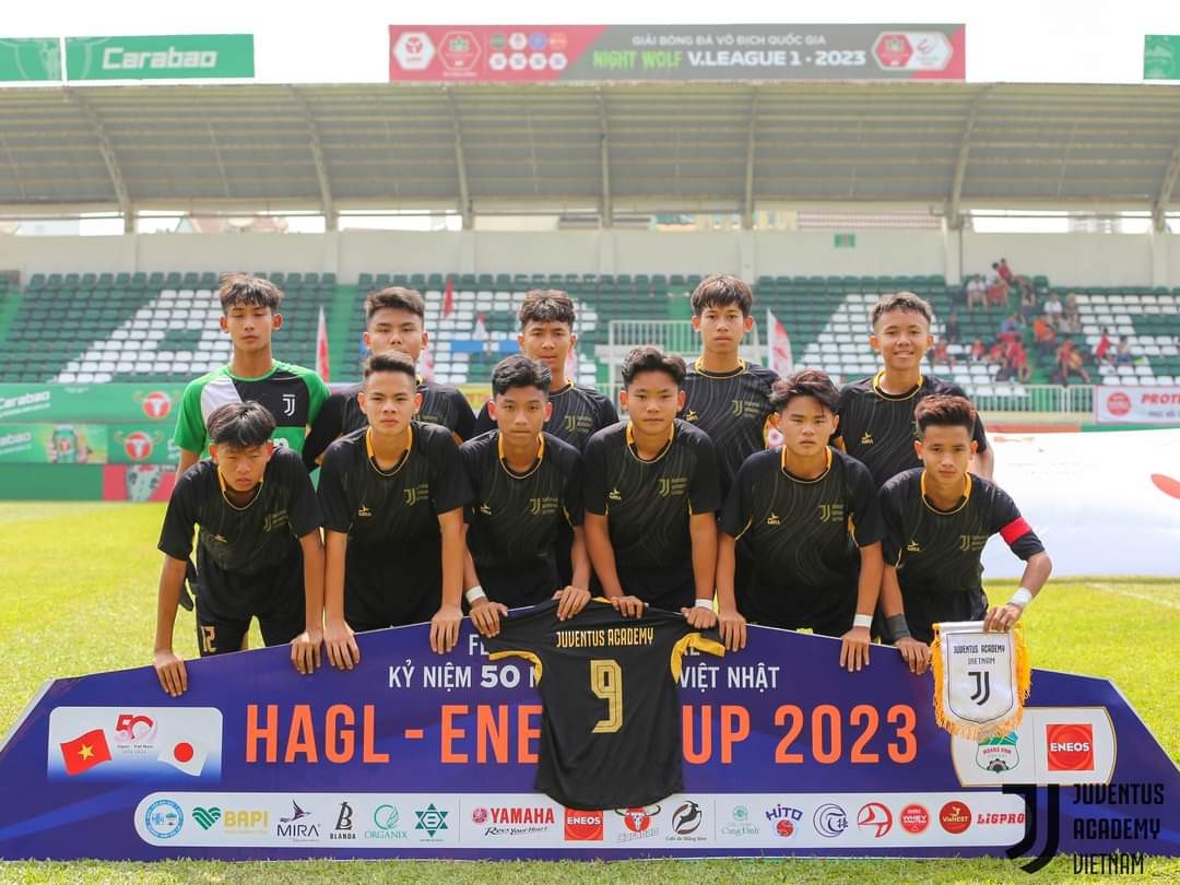 Sân chơi ‘Festival bóng đá trẻ Việt Nhật HAGL ENEOS Cup 2023’ giúp U13 học viện Juventus trải nghiệm và trưởng thành hơn trong tương lai. (Ảnh: Juventus Academy Vietnam)