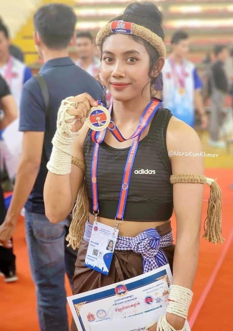 Ngắm nhan sắc nữ võ sĩ Kun Khmer với ước mơ dành huy chương SEA Games tại sân nhà