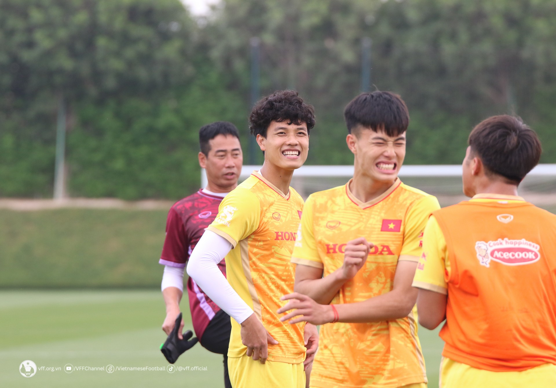 Dù kết quả trận đấu cuối cùng có ra sao thì đây vẫn là một chuỗi ngày học được rất nhiều của tuyển U23 Việt Nam. (Ảnh: VFF)