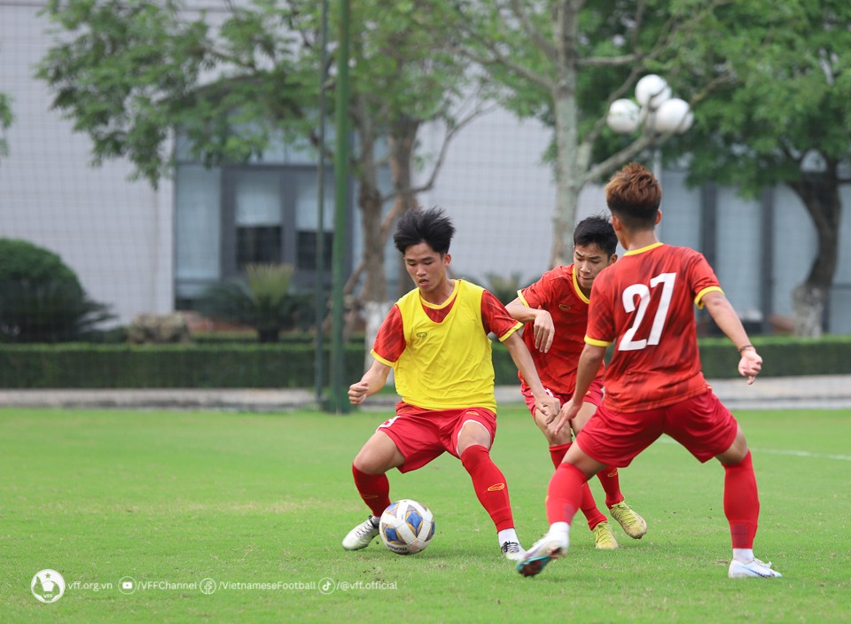 Đội tuyển U-17 Việt Nam tích cực tập luyện cho vòng chung kết U-17 Châu Á 2023