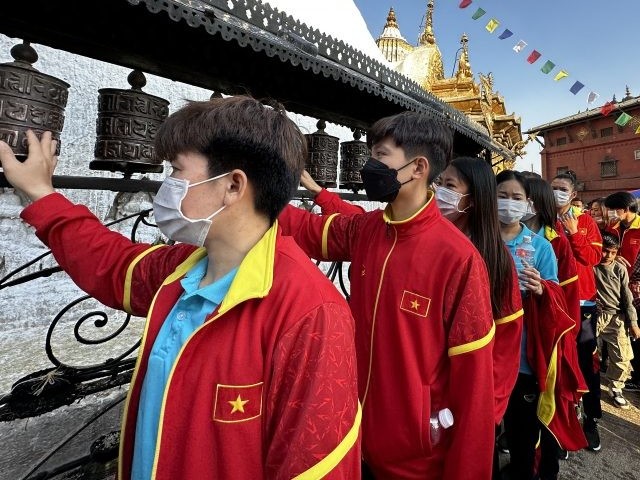 Đội tuyển nữ Việt Nam tập luyện hăng say chuẩn bị lượt trận thứ hai vòng loại Olympic