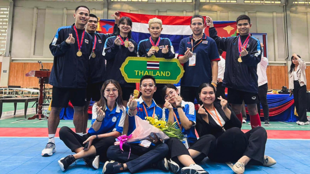 Thái Lan là đội nhất toàn đoàn với 5 huy chương vàng
