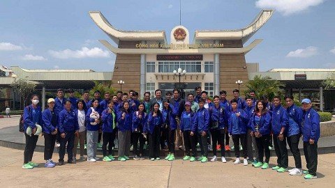 27 VĐV Vovinam Campuchia sang Việt Nam tập huấn cho SEA Games