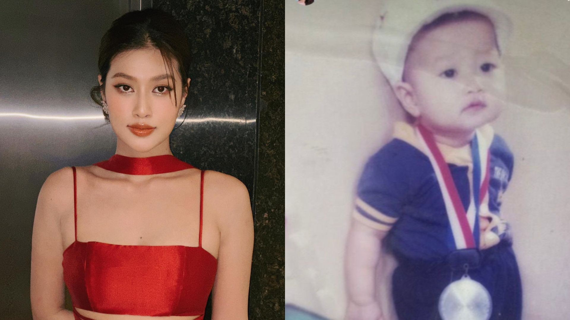 Thiên Ân khoe ảnh thời thơ ấu: Từ cô bé cá tính trở thành Hoa hậu