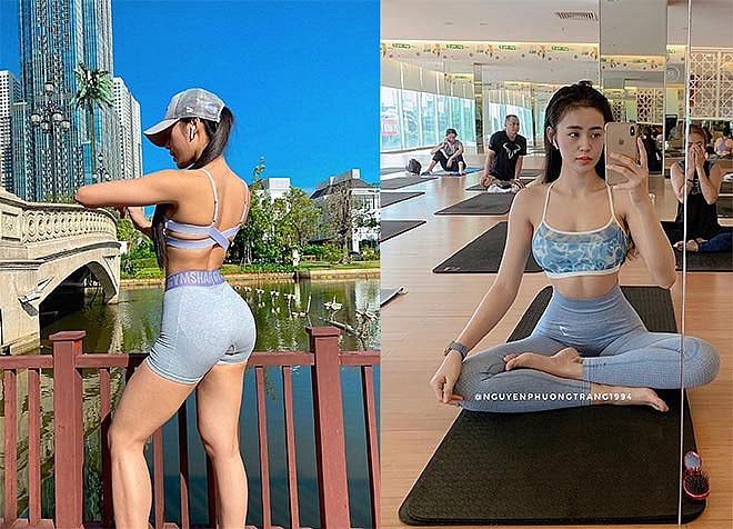 Phương Trang: Hot girl thân hình đồng hồ cát 90 62-96cm gây “sốt” phòng Gym