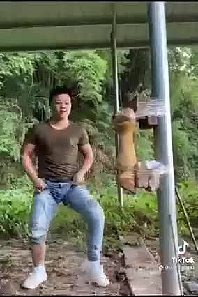 Võ sĩ Trung Quốc tự tin biểu diễn thử thách đá gãy.. chân bò và cái kết bẽ mặt