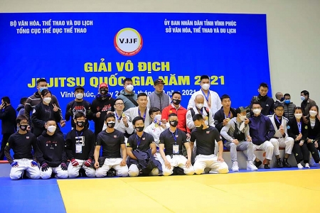 Bình Dương chiến tích lẫy lừng ở giải Vô địch Jujitsu Quốc gia 2021