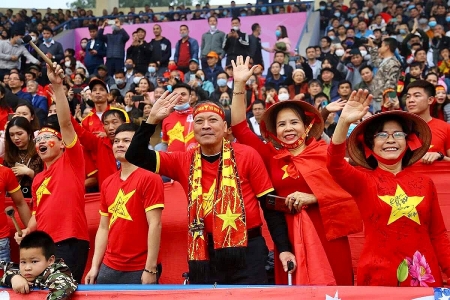 Người hâm mộ đón nhận tin vui trước trận gặp Trung Quốc hôm mùng 1 Tết