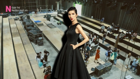 Hé lộ sân khấu hoành tráng của người mẫu Xuân Lan trước ngày lên sóng
