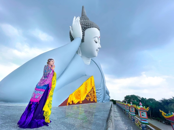 Lạc lối với khung cảnh nguy nga ở ngôi chùa có tượng Phật nằm lớn nhất Việt Nam - 9